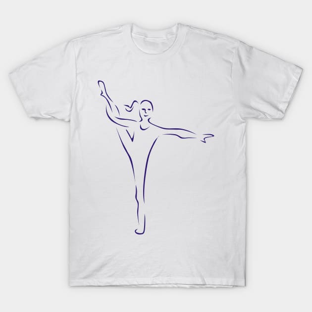 gymnast T-Shirt by dongila5